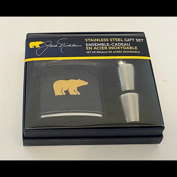 Jack Nicklaus Other Jack Nicklaus Stainless Steel Gift Set Flask In